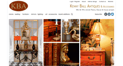 Desktop Screenshot of kennyballantiques.com