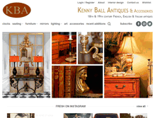 Tablet Screenshot of kennyballantiques.com